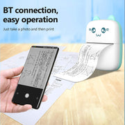 🖨️ Portable Mini Pocket Printer | Bluetooth Thermal Printer | Ink-Free & Rechargeable