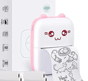 🖨️ Portable Mini Pocket Printer | Bluetooth Thermal Printer | Ink-Free & Rechargeable