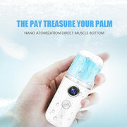💧 Hydrating Calm Nano Mist Sprayer | Portable Facial Steamer | USB Rechargeable