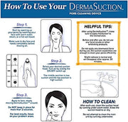5 Suction Levels, USB Rechargeable Blackhead Remover | 5 مستويات شفط، مزيل رؤوس سوداء قابل لإعادة الشحن عبر USB
