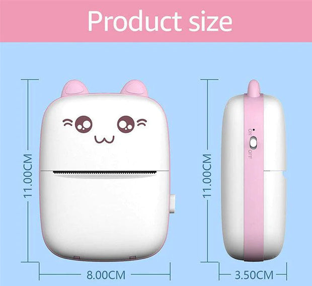 Portable Mini Pocket Printer طابعة بلوتوث لاسلكية للصور والملصقات والملاحظات  وصف المنتج