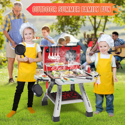 🍔 Kids BBQ Play Set | Realistic Pretend Grill Toy | Safe & Fun Role-Play Kit