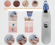 5 Suction Levels, USB Rechargeable Blackhead Remover | 5 مستويات شفط، مزيل رؤوس سوداء قابل لإعادة الشحن عبر USB