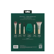 🌟 EcoTools Shimmer + Shine Deluxe Set | 7-Piece Makeup Brush & Sponge Kit