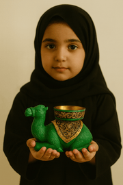 7-in-1 Gift Set Saudi National Day Celebration Bundle (Burner, Holder, Pins, Sashes, Badge, Cap & LED Dome)