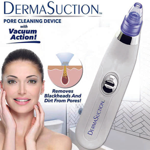 5 Suction Levels, USB Rechargeable Blackhead Remover | 5 مستويات شفط، مزيل رؤوس سوداء قابل لإعادة الشحن عبر USB