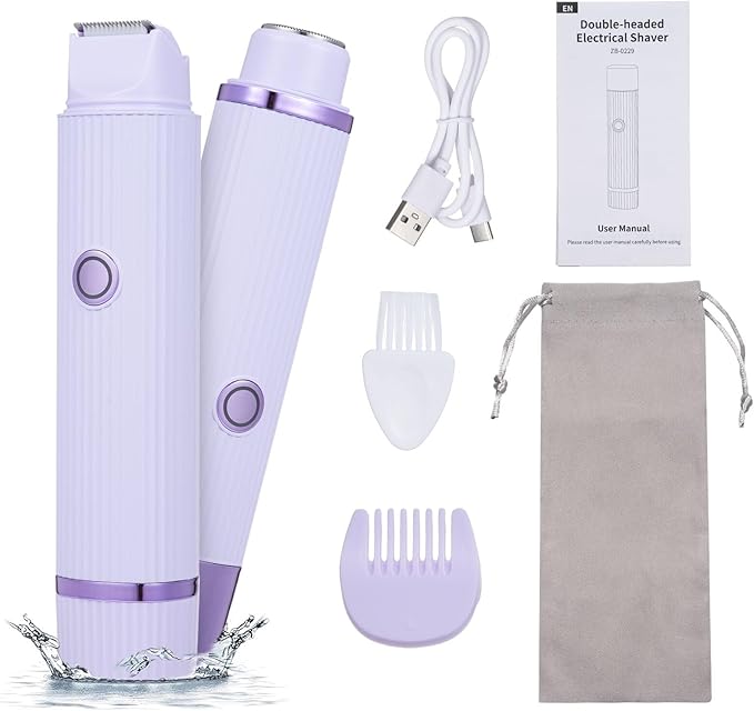 Double-Head Electric Shaver ماكينة حلاقة كهربائية مزدوجة الرأس