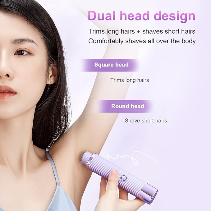 Double-Head Electric Shaver ماكينة حلاقة كهربائية مزدوجة الرأس