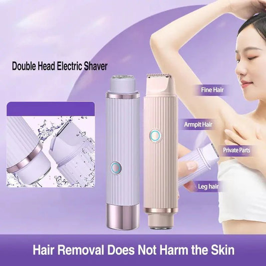 Double-Head Electric Shaver ماكينة حلاقة كهربائية مزدوجة الرأس