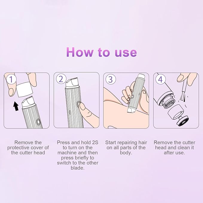 Double-Head Electric Shaver ماكينة حلاقة كهربائية مزدوجة الرأس