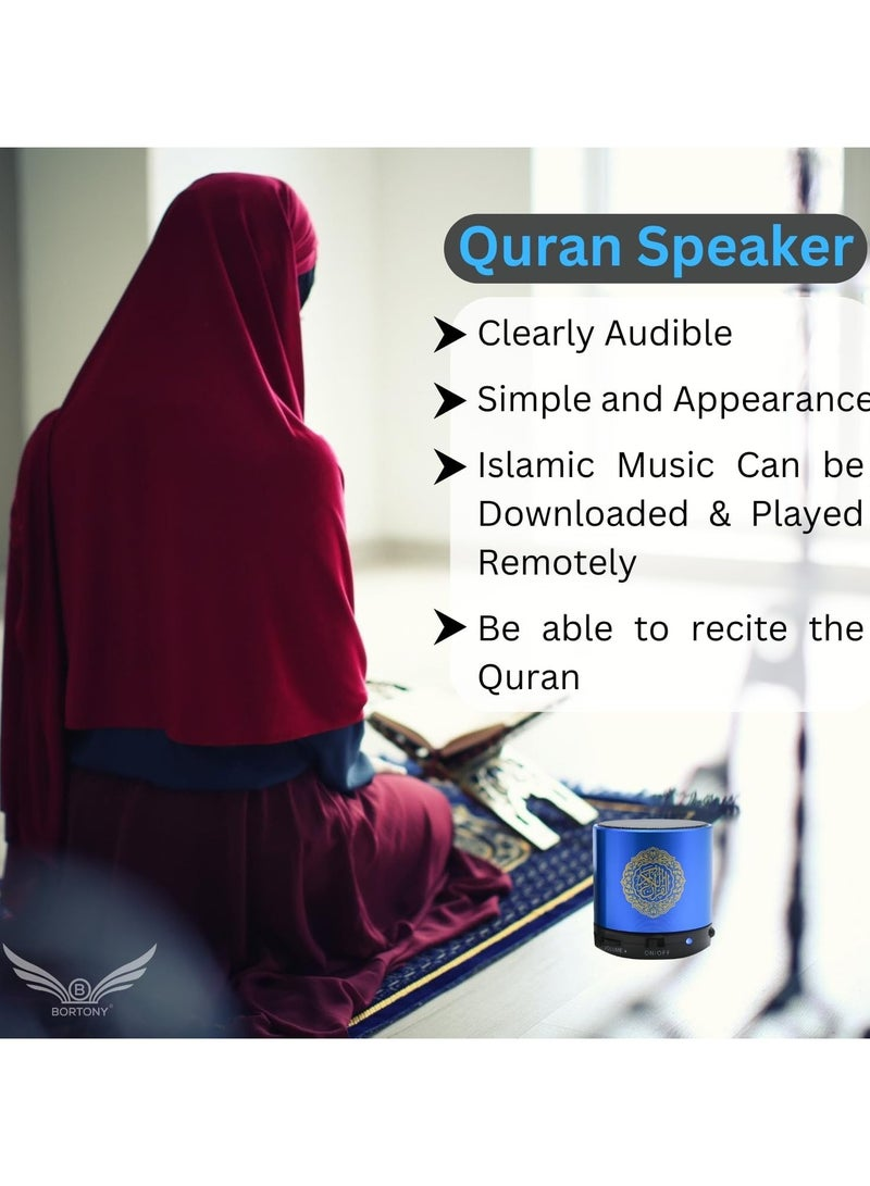 🕌 RC Portable Quran Speaker | 18 Reciters, 15 Translations, Remote Control & FM Radio