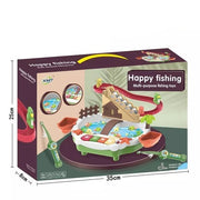 🎣 Kids Magnetic Fishing Game Set | Interactive Rotating Board with Fish & Dinosaurs