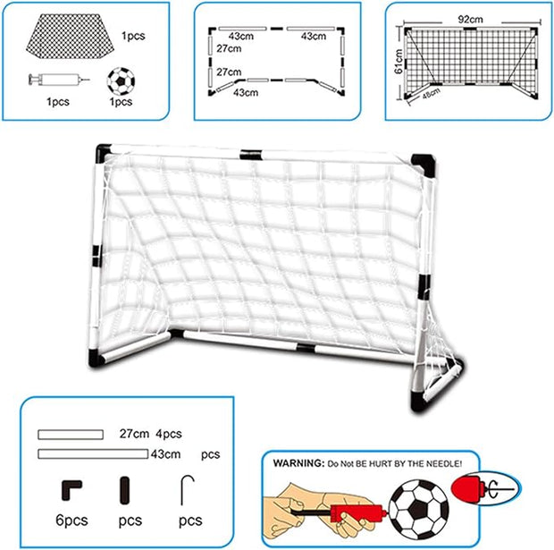⚽ Premium Youth Football Goal Set | Eco-Friendly PVC | Portable Training Net