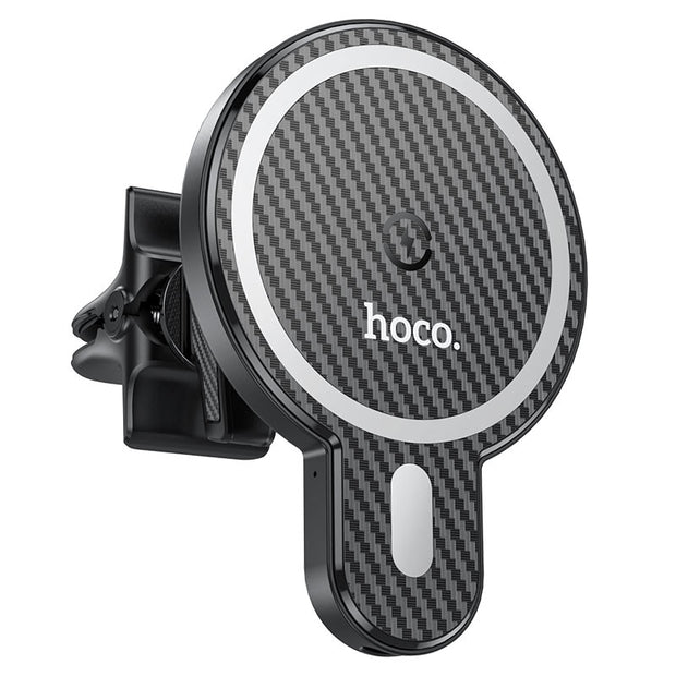 🚗 Hoco CA85 Magnetic Wireless Car Holder | MagSafe Charger for iPhone 12-15
