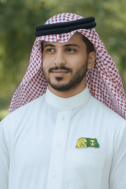 7-in-1 Gift Set Saudi National Day Celebration Bundle (Burner, Holder, Pins, Sashes, Badge, Cap & LED Dome)
