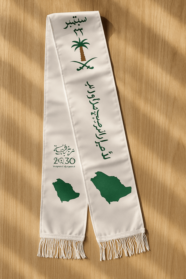 7-in-1 Gift Set Saudi National Day Celebration Bundle (Burner, Holder, Pins, Sashes, Badge, Cap & LED Dome)
