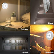 LED Motion Sensor Closet Light Motion-Sensing Battery Powered LED Stick-Anywhere Night Light Wall Light for Entrance