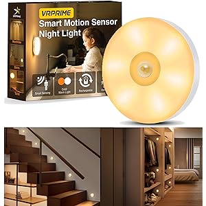 LED Motion Sensor Closet Light Motion-Sensing Battery Powered LED Stick-Anywhere Night Light Wall Light for Entrance